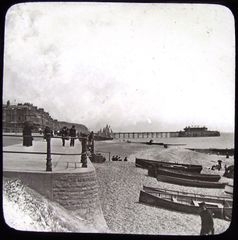 Glass-plate-of-Warrior-Square-and-beach-1891.